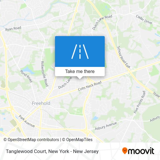 Mapa de Tanglewood Court