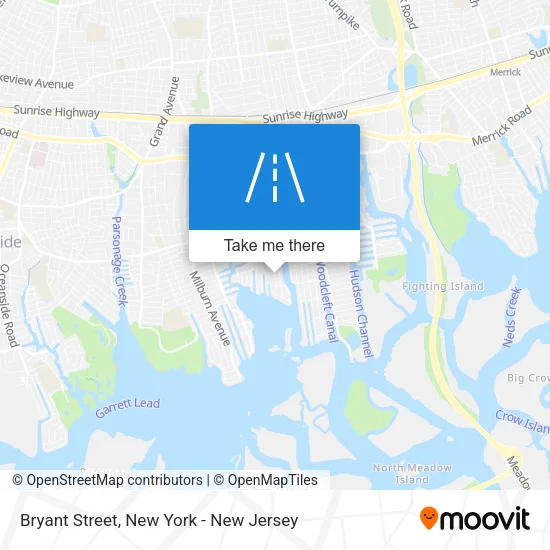 Bryant Street map