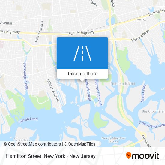 Mapa de Hamilton Street