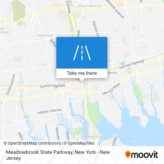 Meadowbrook State Parkway map