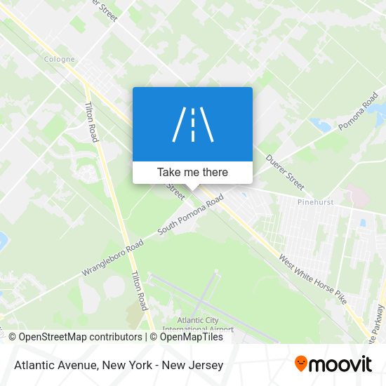 Mapa de Atlantic Avenue