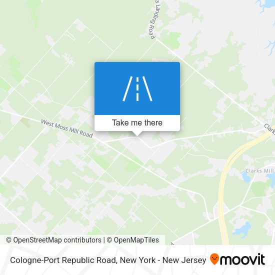 Mapa de Cologne-Port Republic Road