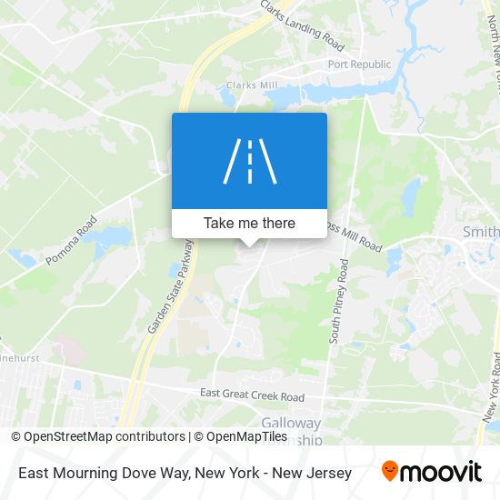 Mapa de East Mourning Dove Way