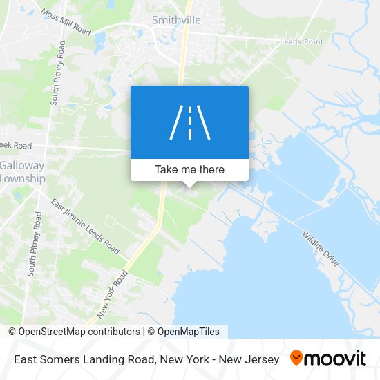 East Somers Landing Road map