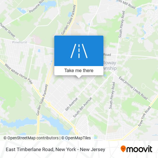 Mapa de East Timberlane Road
