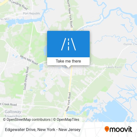 Mapa de Edgewater Drive