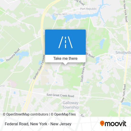 Mapa de Federal Road