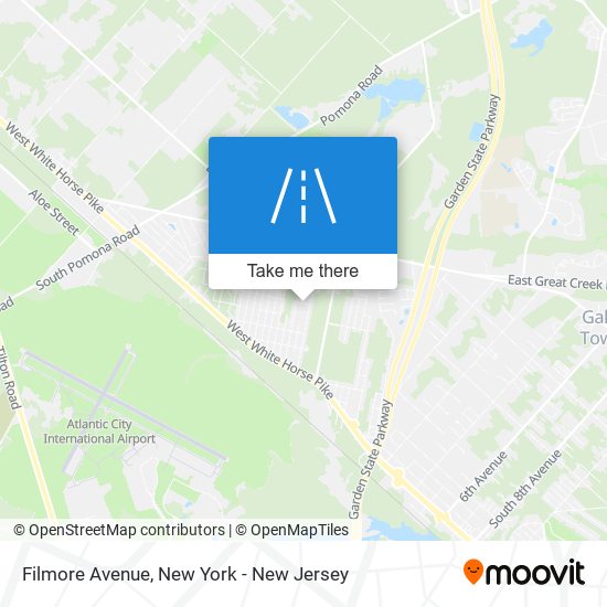 Mapa de Filmore Avenue