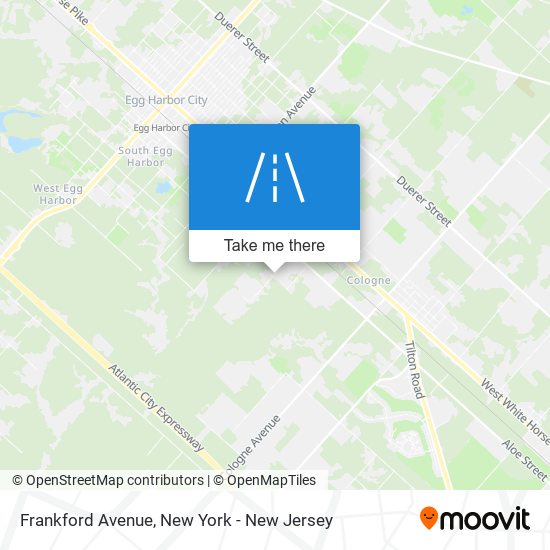 Frankford Avenue map