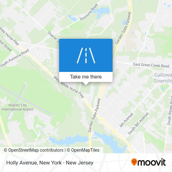 Holly Avenue map