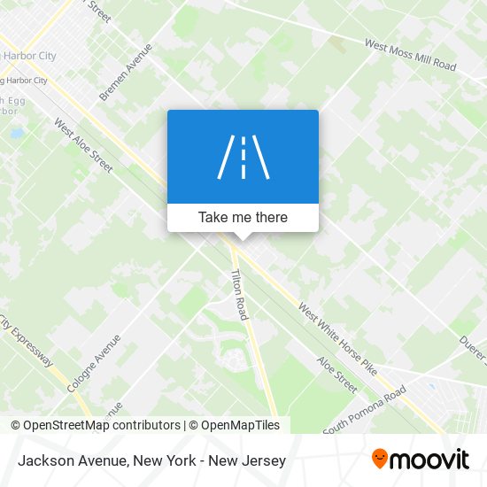 Jackson Avenue map