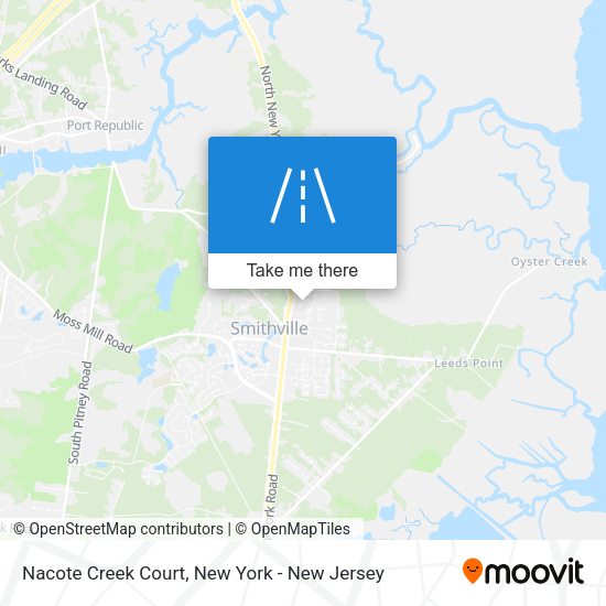 Nacote Creek Court map