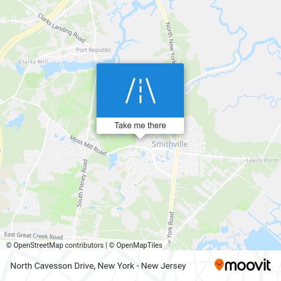 Mapa de North Cavesson Drive