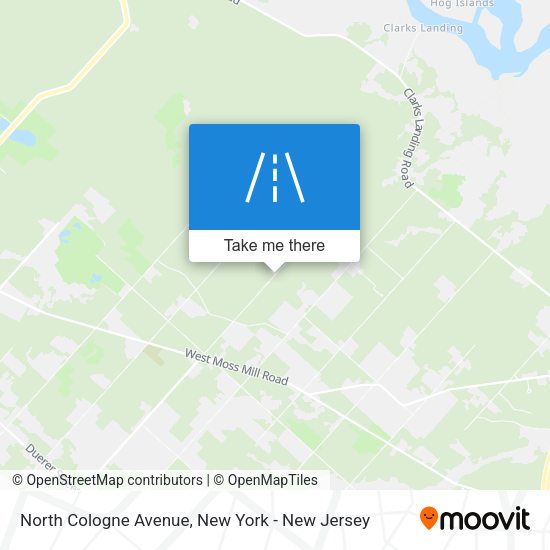 Mapa de North Cologne Avenue