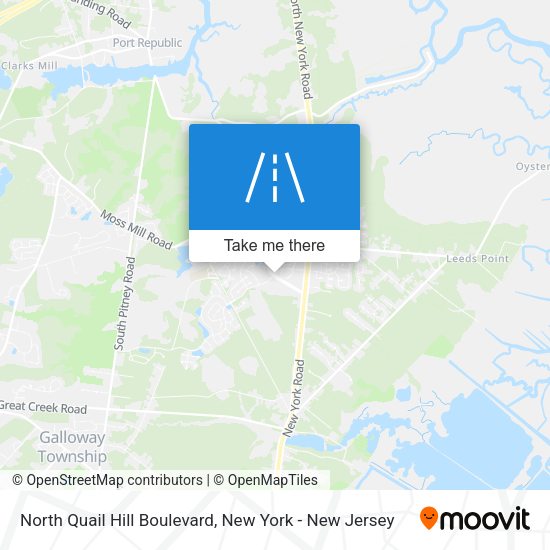 Mapa de North Quail Hill Boulevard