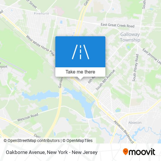 Oakborne Avenue map