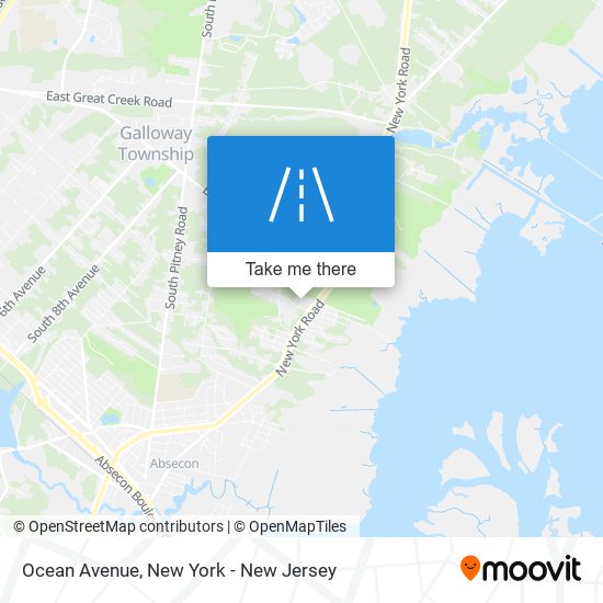 Mapa de Ocean Avenue