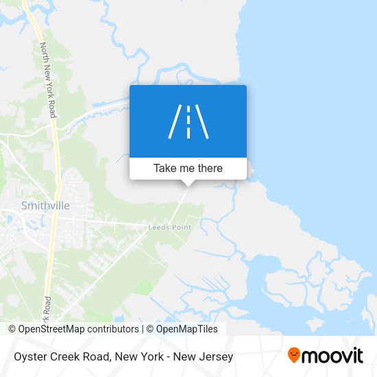 Mapa de Oyster Creek Road