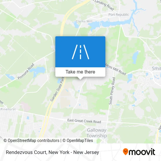 Rendezvous Court map