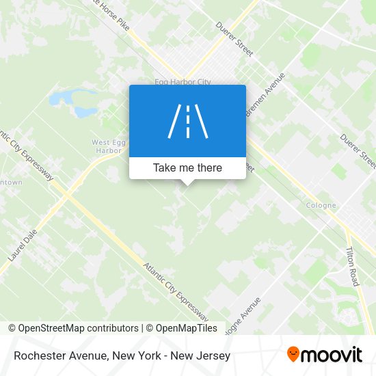 Mapa de Rochester Avenue