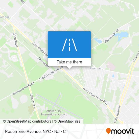 Mapa de Rosemarie Avenue