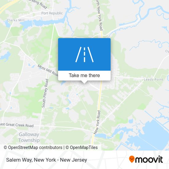 Salem Way map