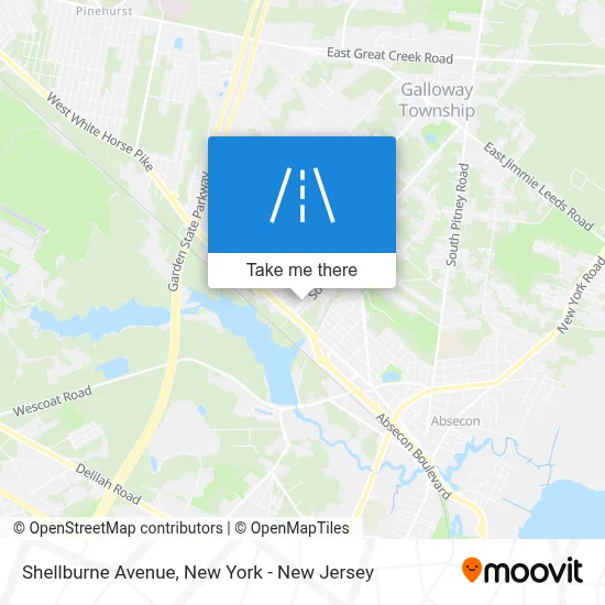 Shellburne Avenue map