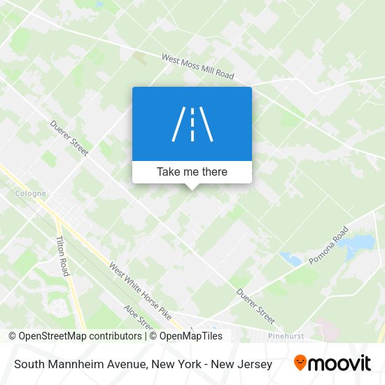 Mapa de South Mannheim Avenue