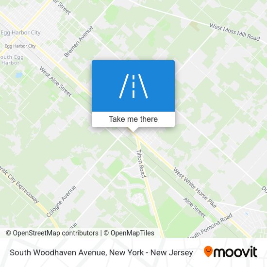 Mapa de South Woodhaven Avenue