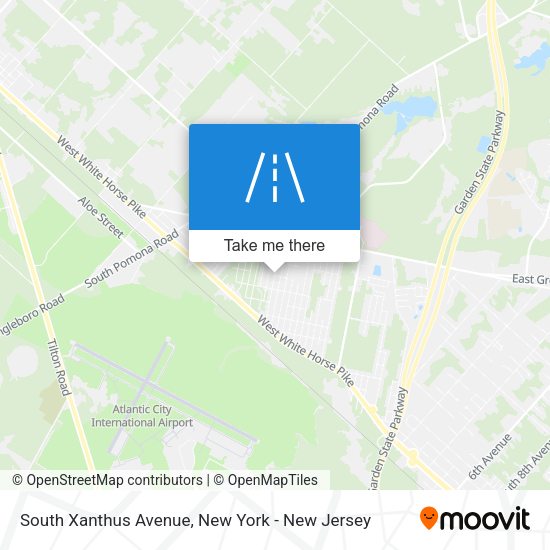 Mapa de South Xanthus Avenue