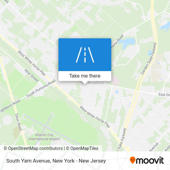 Mapa de South Yam Avenue