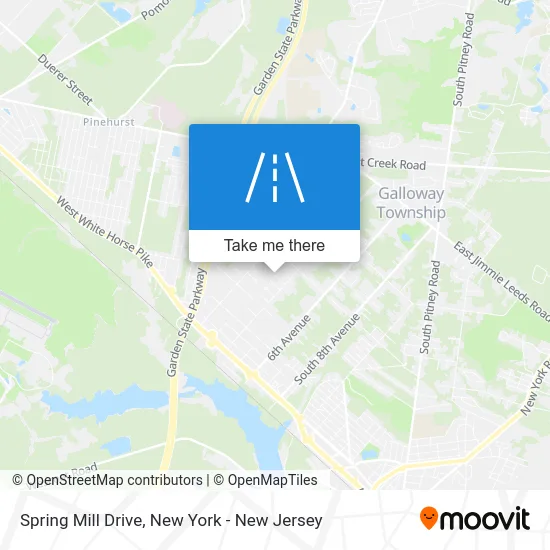 Spring Mill Drive map