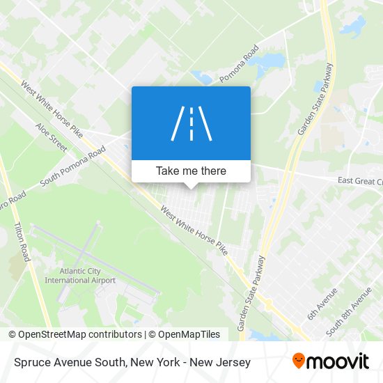 Mapa de Spruce Avenue South