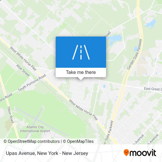 Upas Avenue map