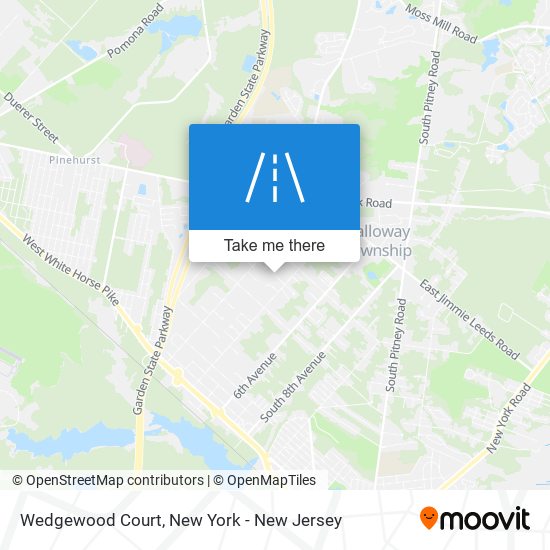 Mapa de Wedgewood Court