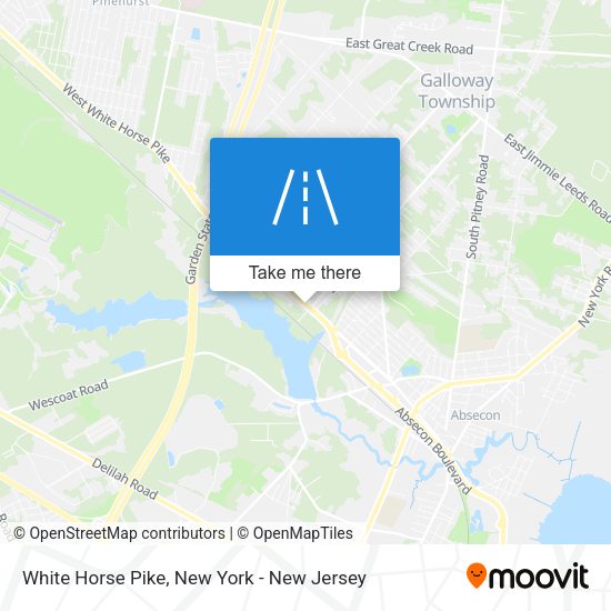 Mapa de White Horse Pike