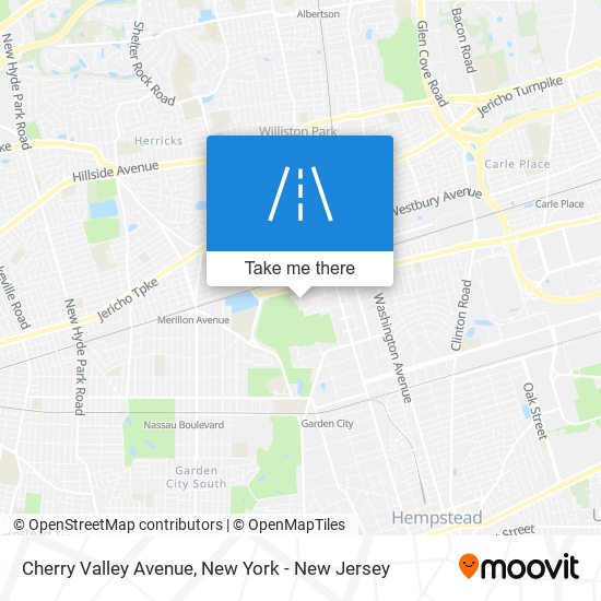 Cherry Valley Avenue map