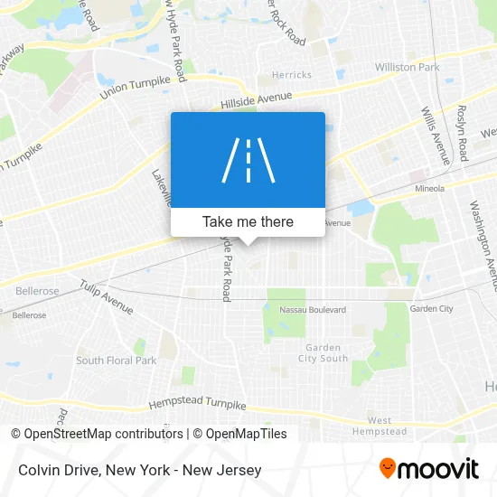 Colvin Drive map