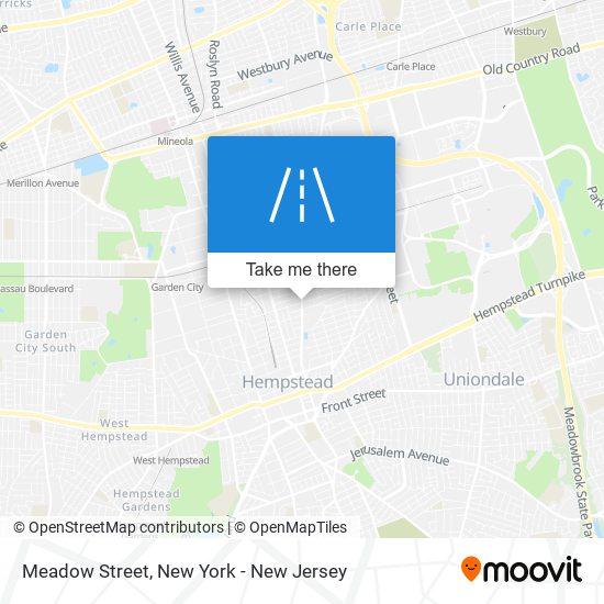 Meadow Street map