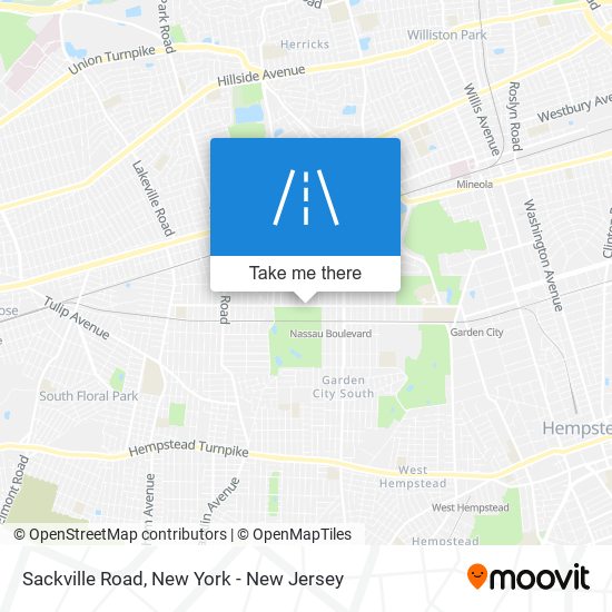 Mapa de Sackville Road