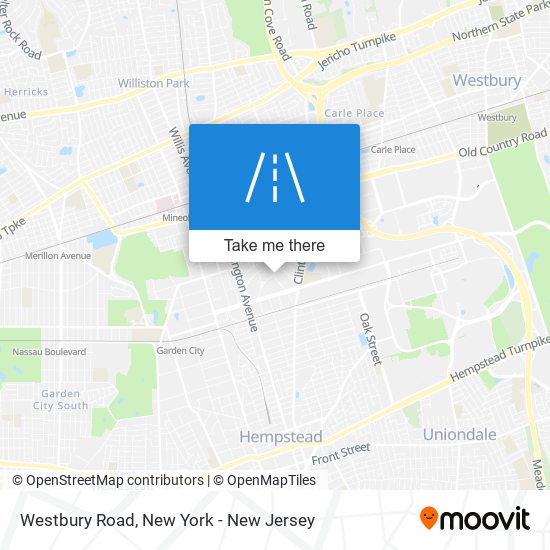 Mapa de Westbury Road