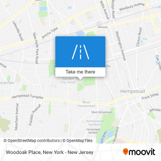 Woodoak Place map