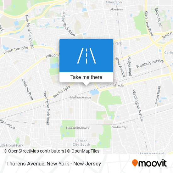 Thorens Avenue map