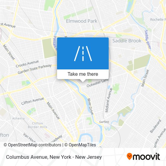 Mapa de Columbus Avenue