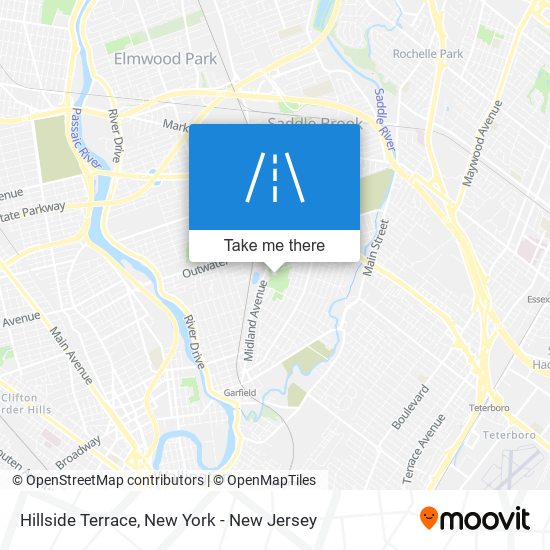 Hillside Terrace map