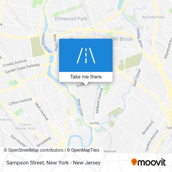 Mapa de Sampson Street