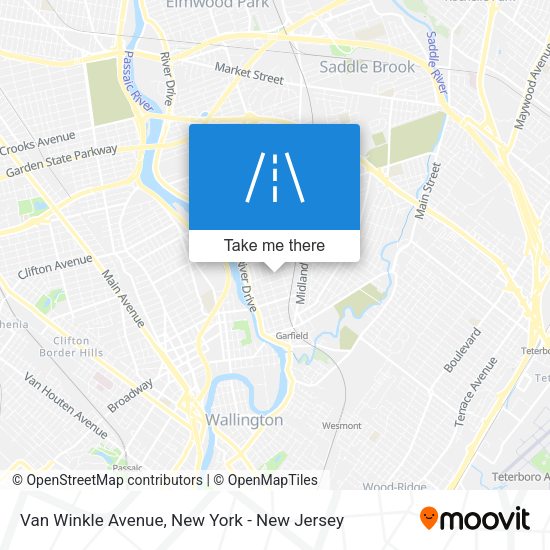 Mapa de Van Winkle Avenue