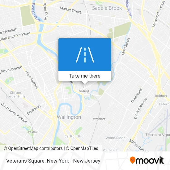 Veterans Square map