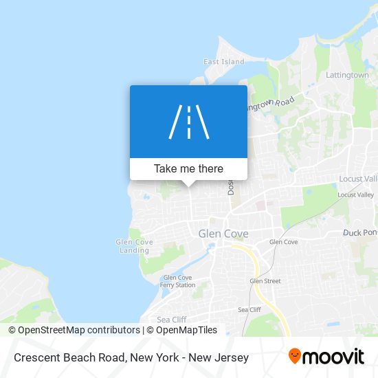 Crescent Beach Road map