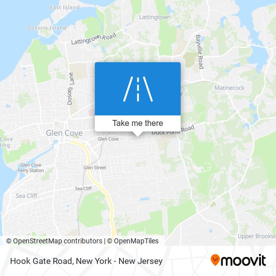 Mapa de Hook Gate Road